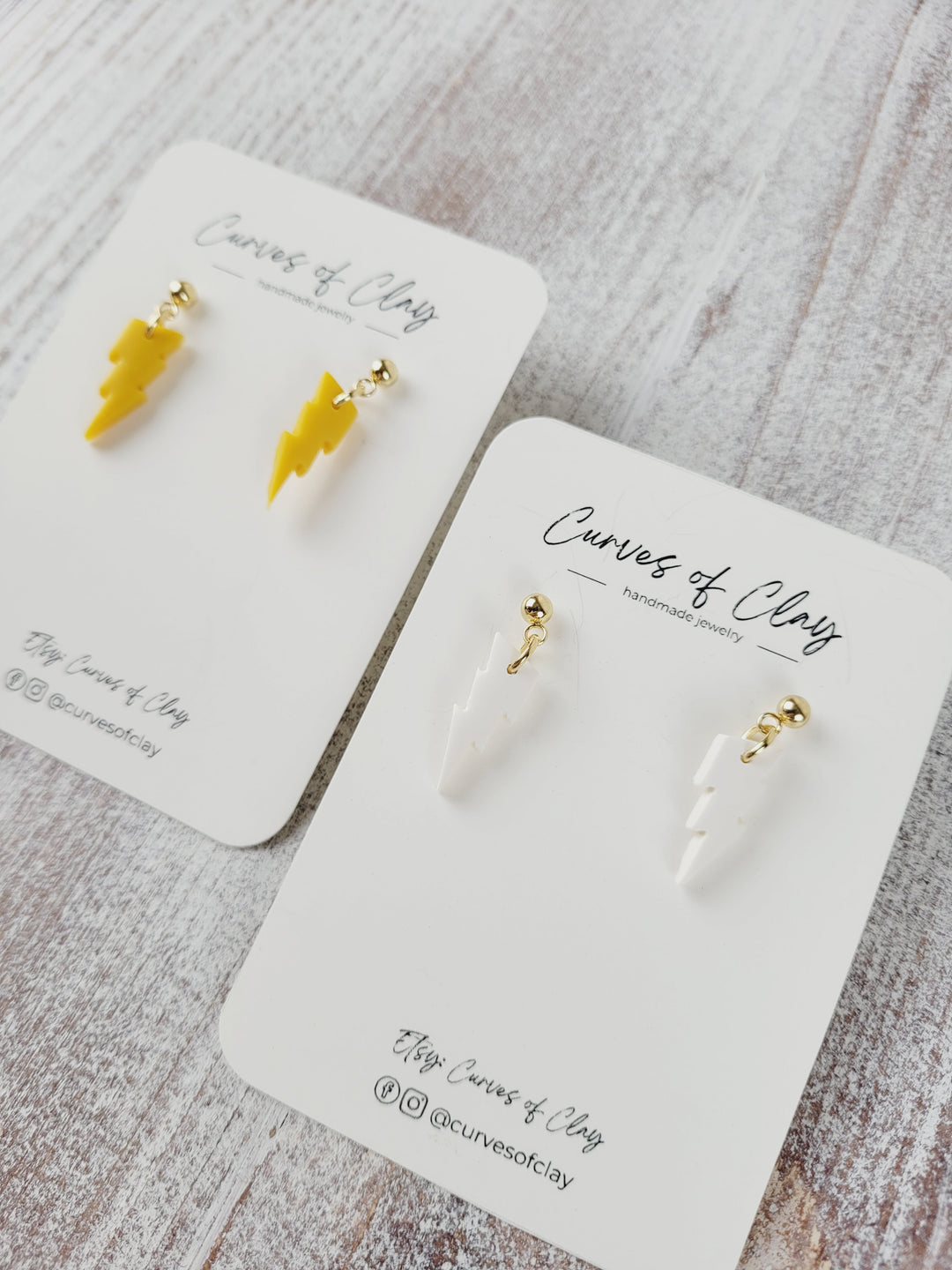 Curves of Clay, Everyday Dangle Earrings