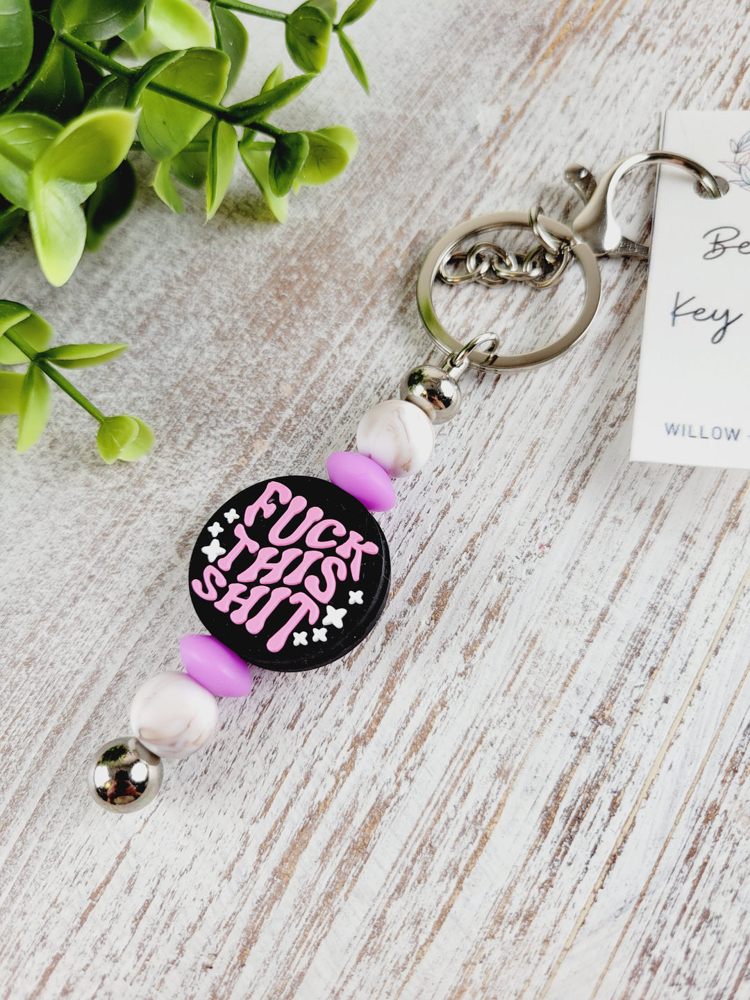 Silicone Pendant Keychains