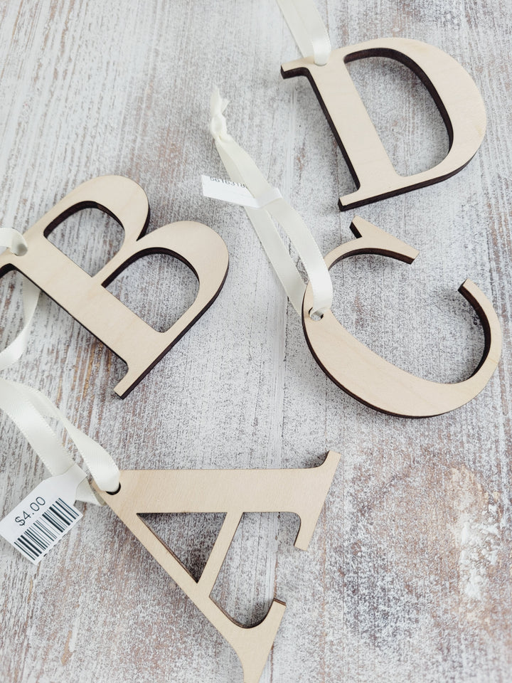 Rough Cut Dezigns, Monogram Gift Tags & Ornaments