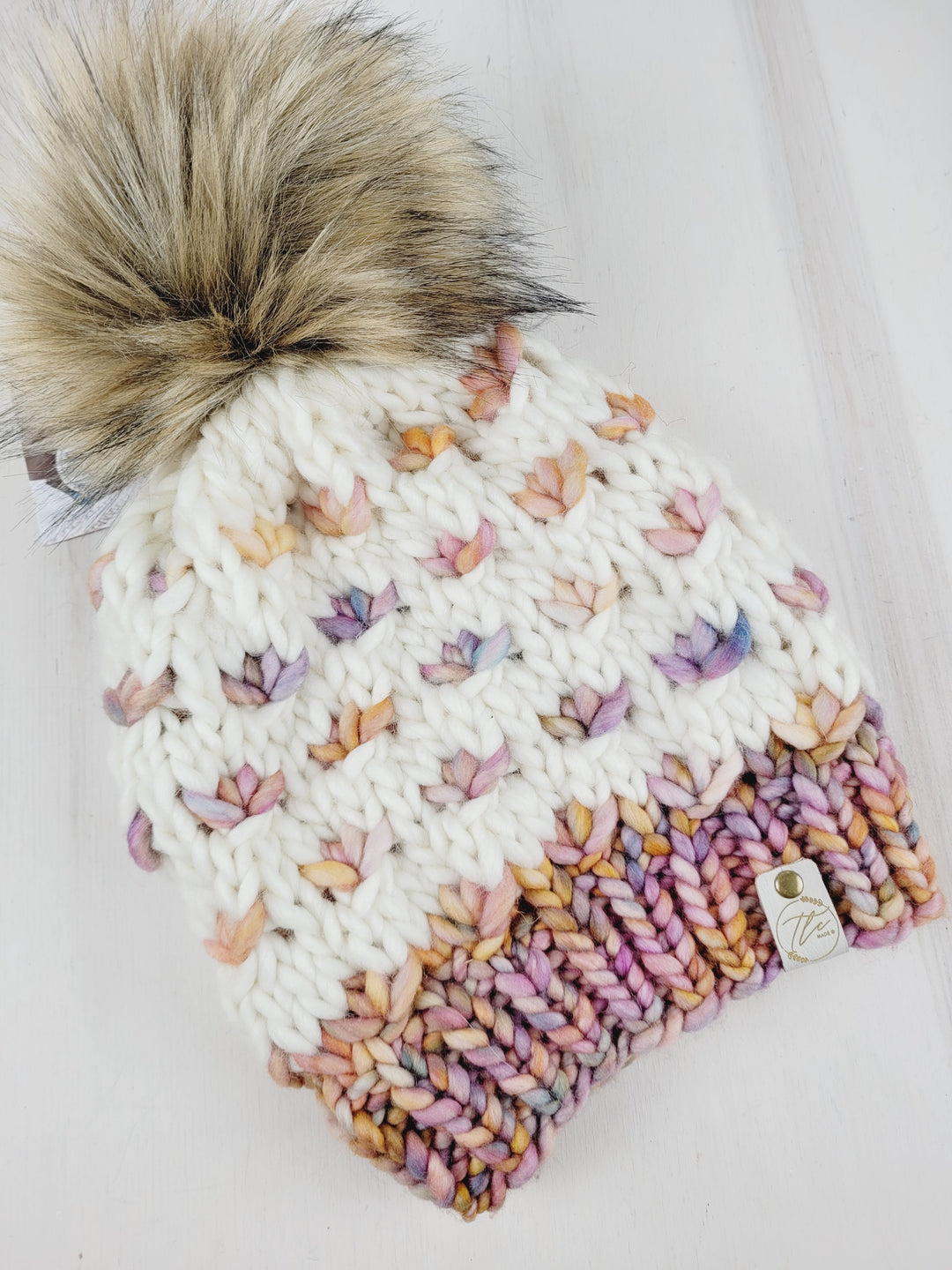 TLC Made, Merino Wool & Luxe Pom Crochet Hats