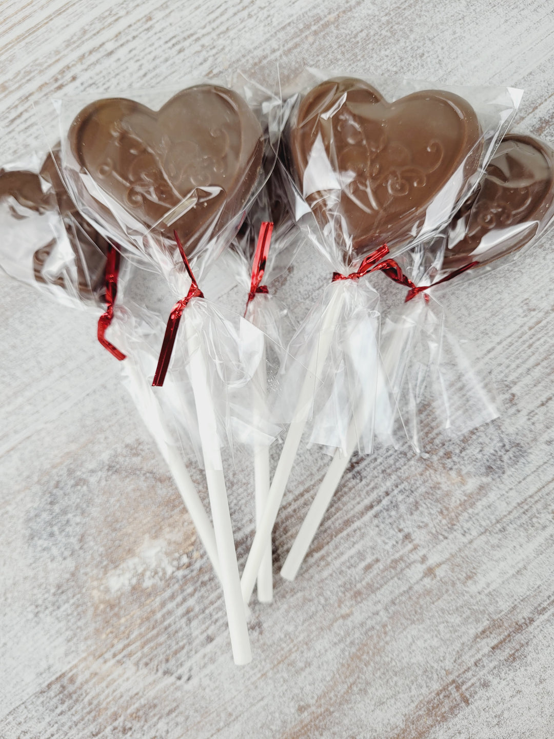 Norm & Lenore, Chocolate Heart Lollipops