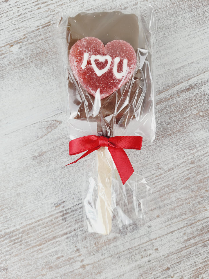 Norm & Lenore, Valentines Themed Chocolate Rice Krispie Pops