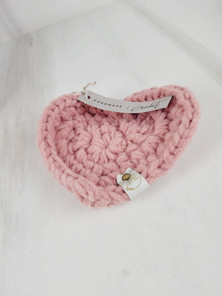 TLC Made, Crochet Heart Decor