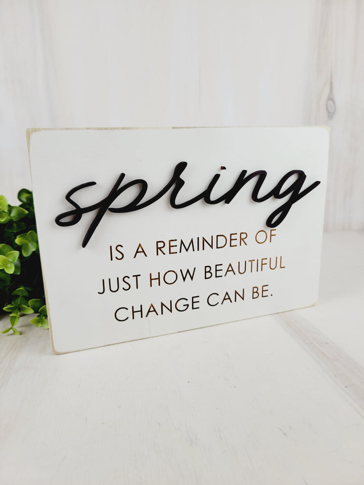 Rough Cut Dezigns, Spring Wall Signs & Shelf Sitters