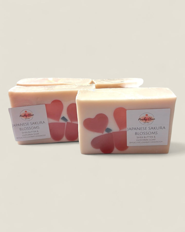 Peachy Clean Bath & Body, Shea Butter Soap Bars