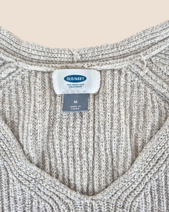 Pre-Loved Old Navy Beige Sweater Ladies Medium | Betty’s Marketplace