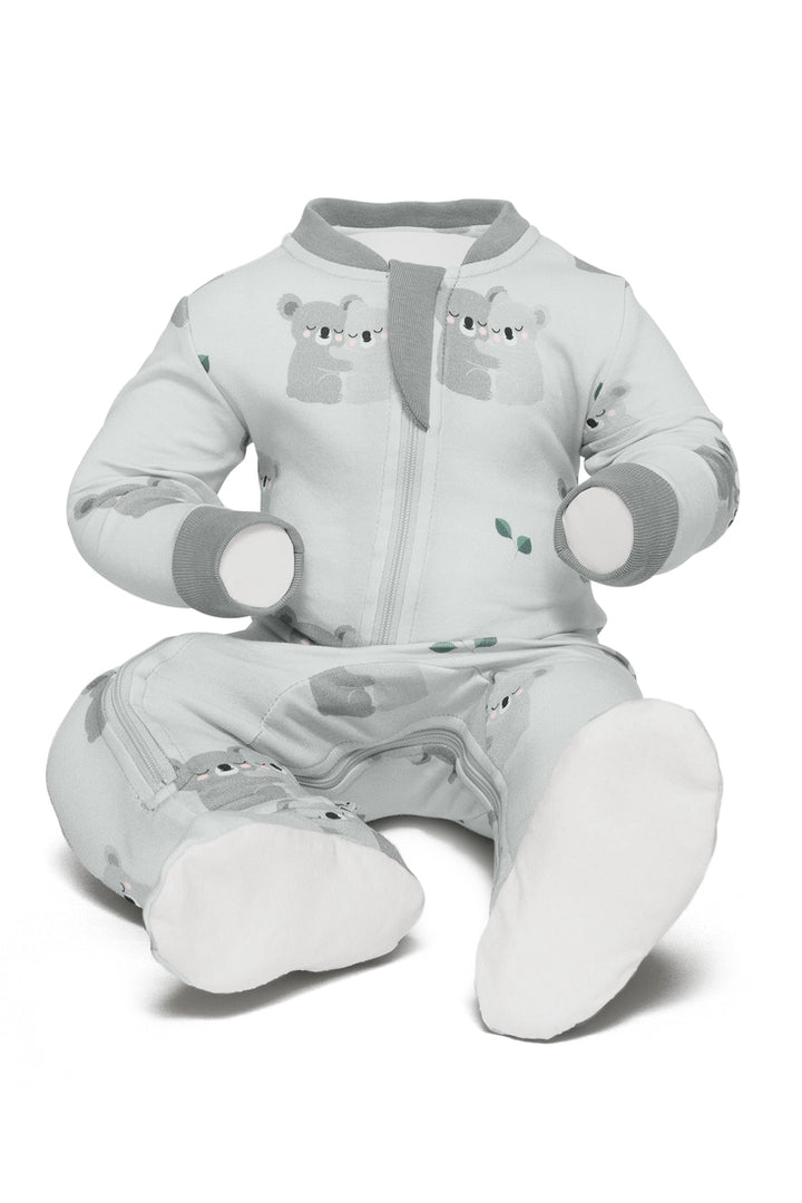 ZippyJamz, Organic Cotton Footed Sleeper- Koala-fied Cutie