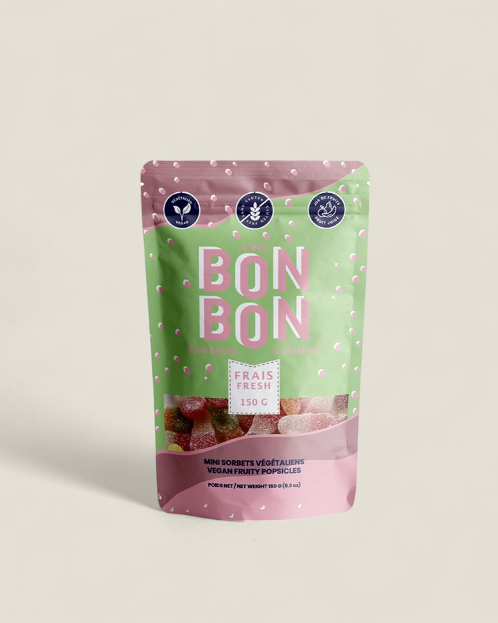 C'est Bon Bon, Vegan Fruity Popsicle Gummy Candy