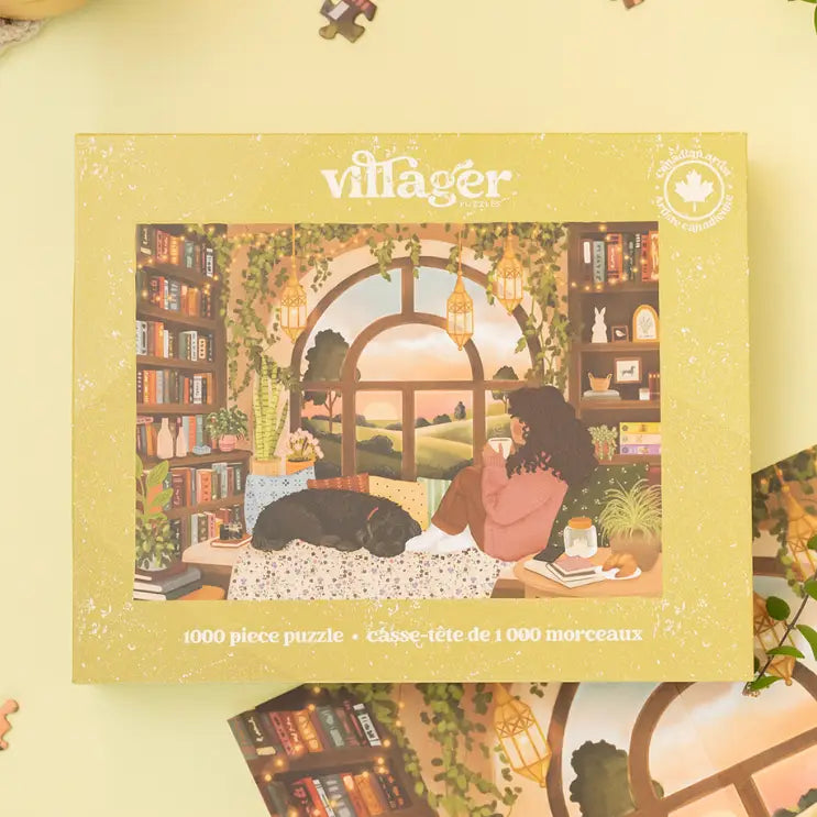 Villager Puzzles, Book Nook (1000 Piece)
