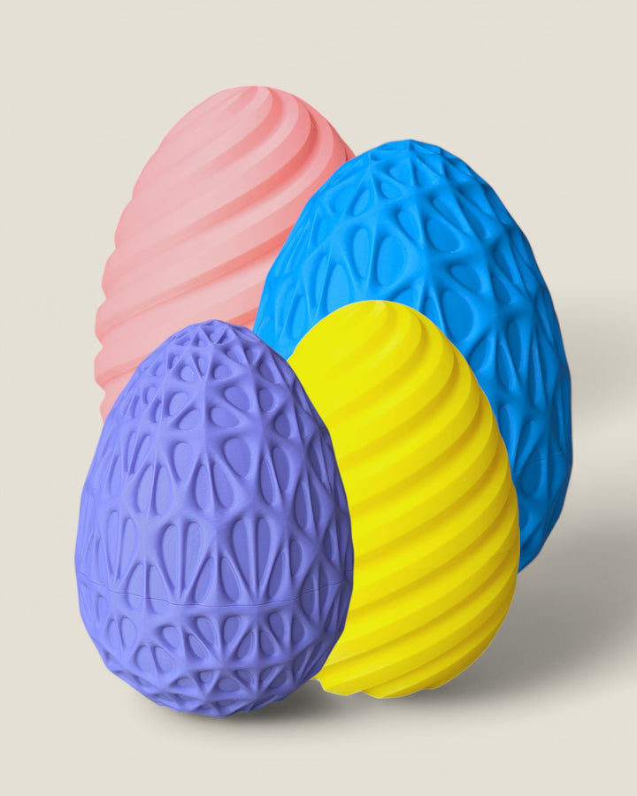 NFx3D, 8" 3D Printed Fillable Magnetic Eggs