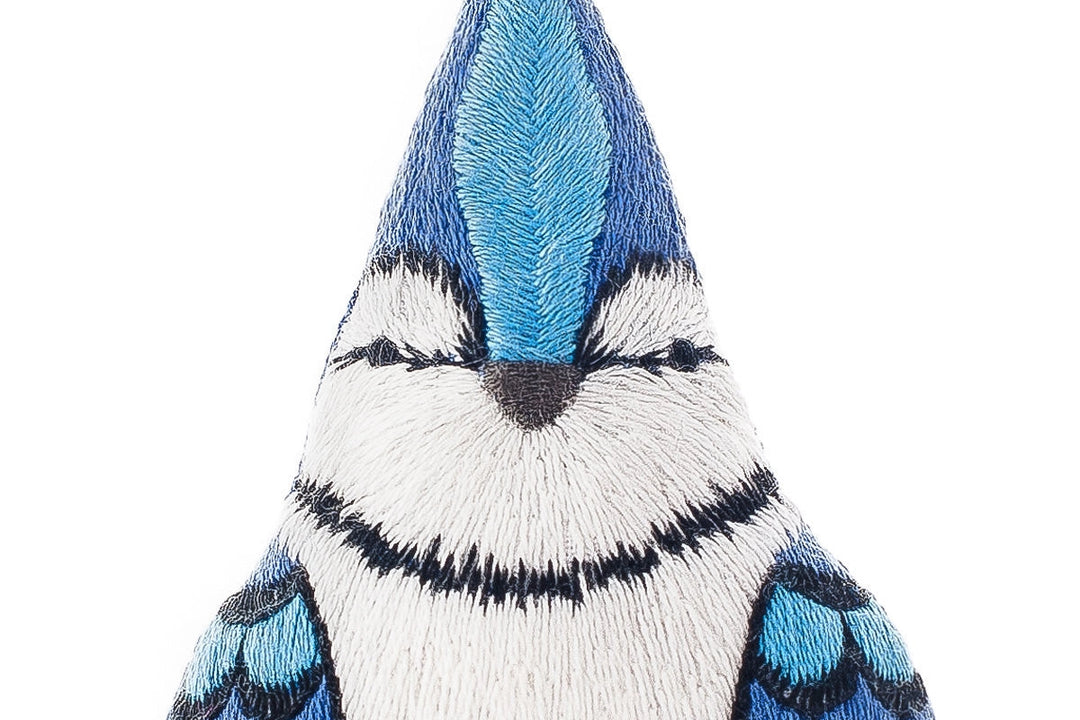 Kiriki Press, DIY Embroidered Doll Kit - Blue Jay