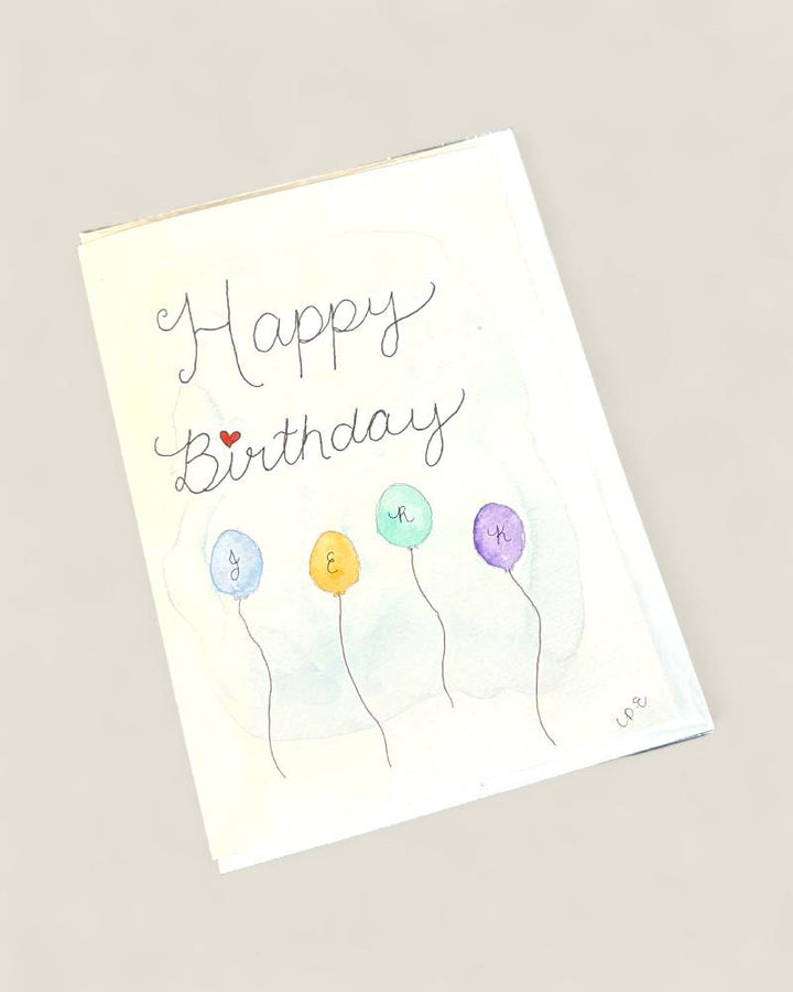 Original Art by Paige Elshaw, Watercolour Greeting Cards (5x7)
