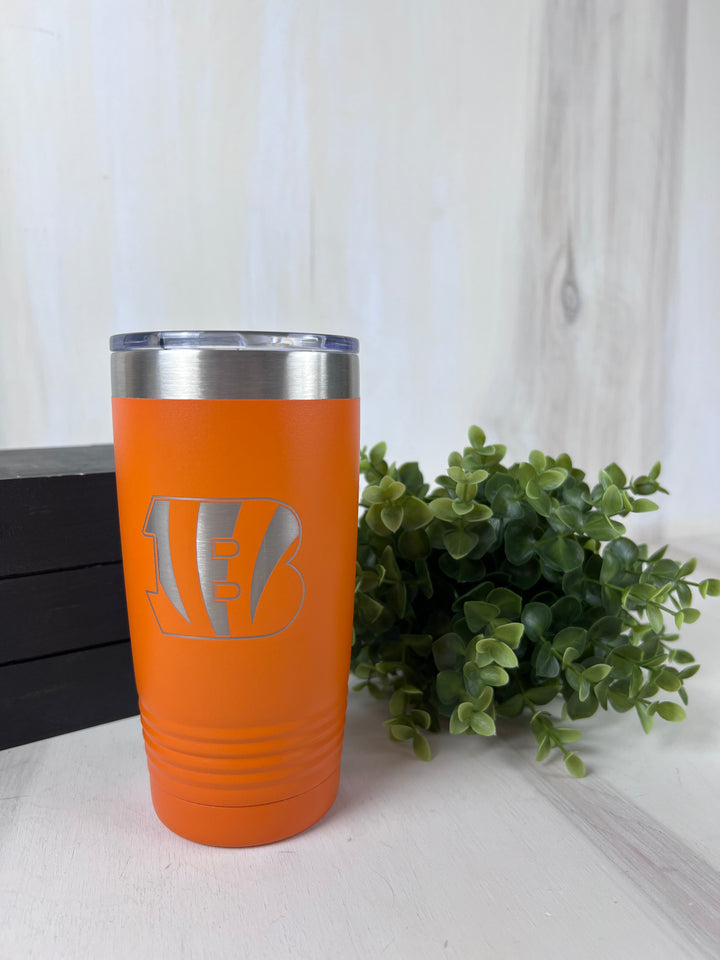 Rough Cut Dezigns, 20oz Engraved Tumblers, Sports Designs