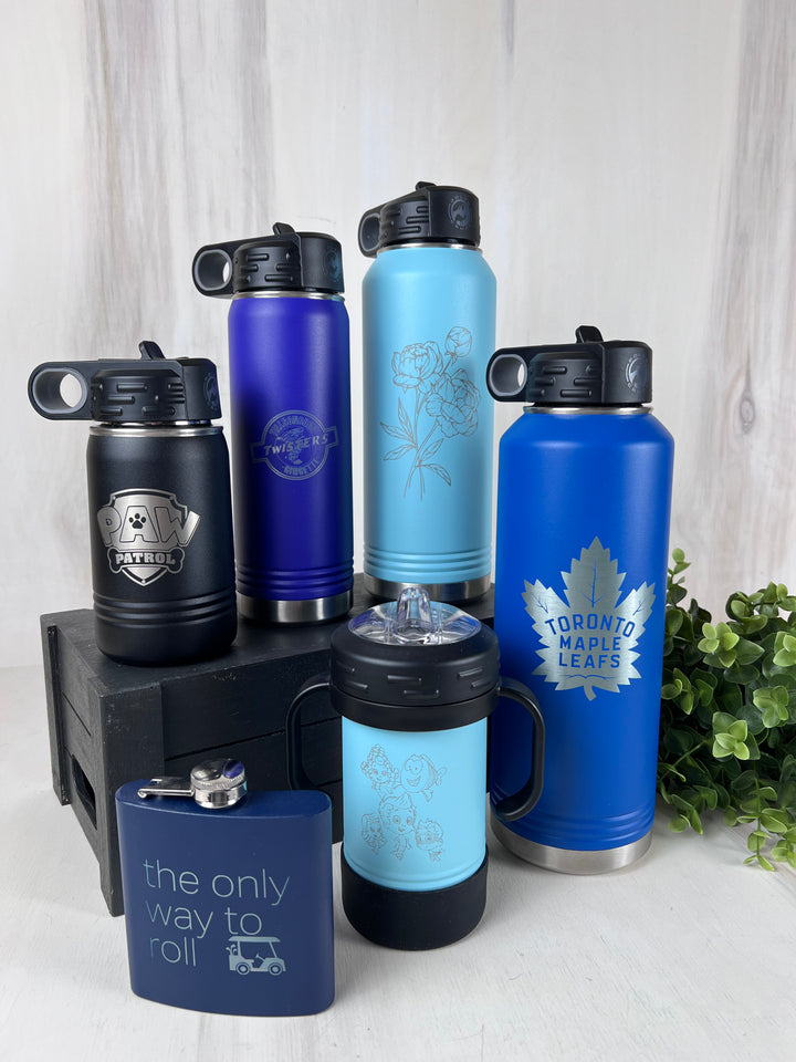 Rough Cut Dezigns, Engraved Water Bottles, Kids Cups & Flasks