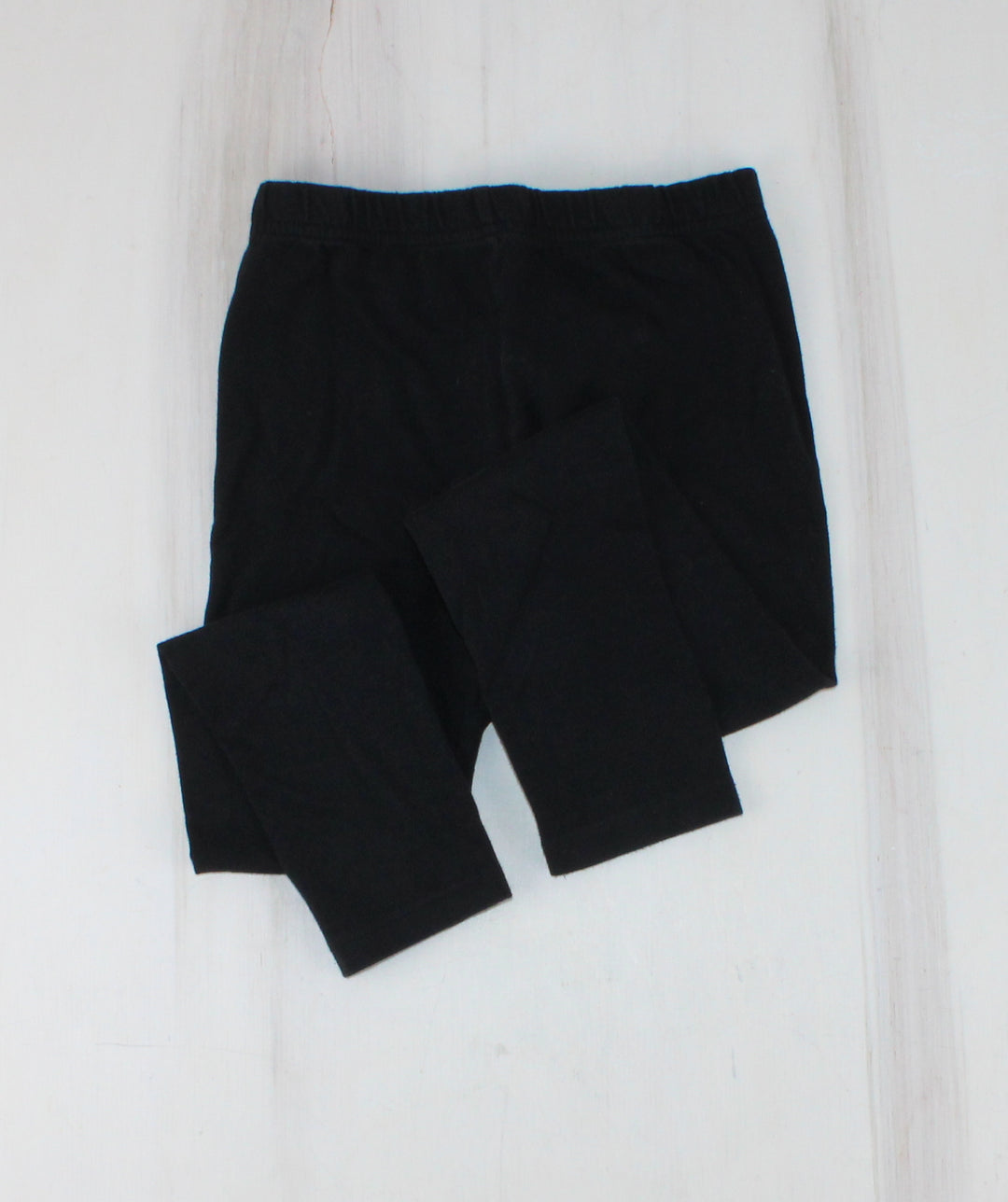 GEORGE BLACK CABLEKNIT LEGGINGS 6Y PRE-LOVED