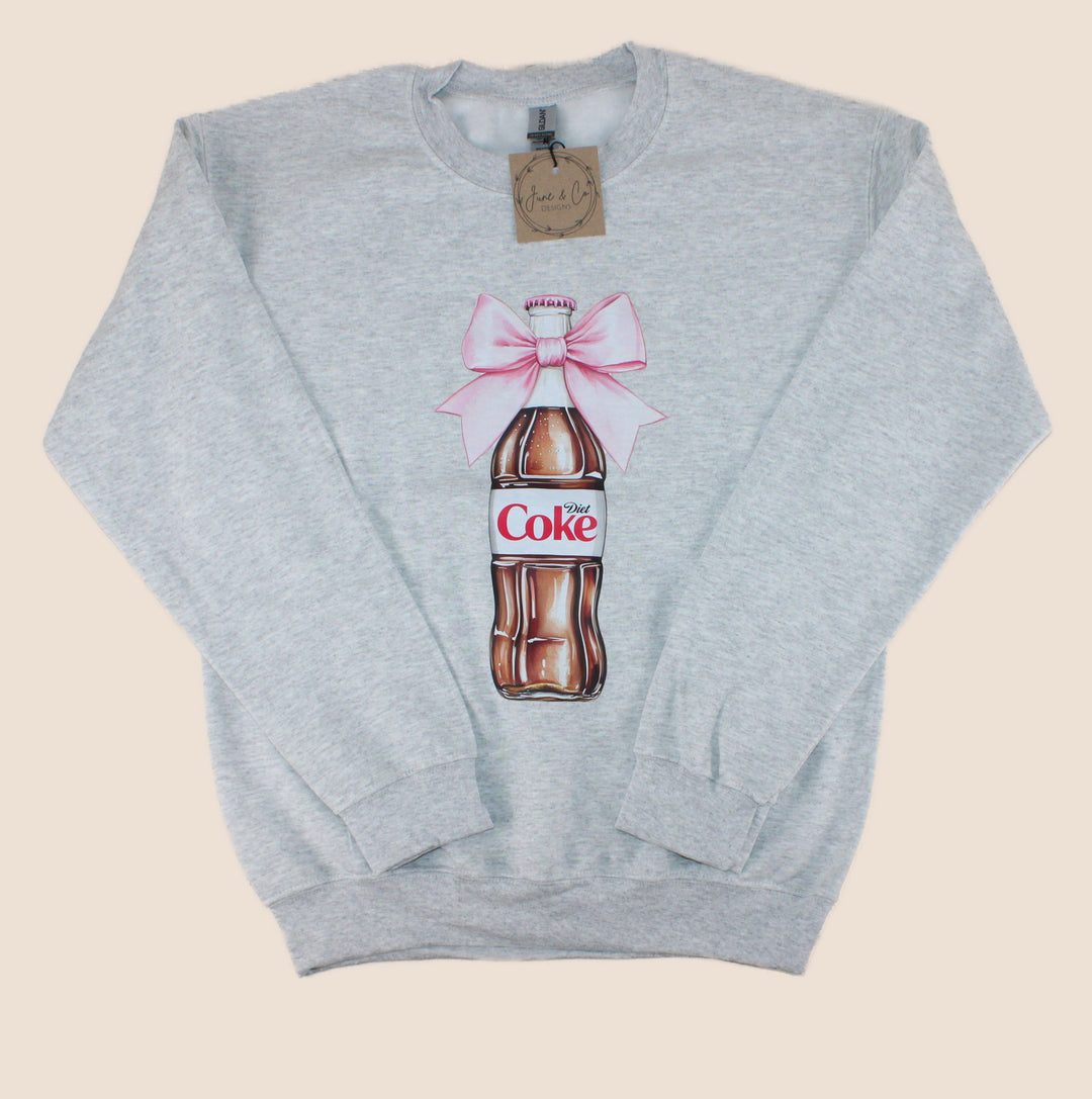 June & Co Designs, Soda Pop Bow Beverage Crewnecks