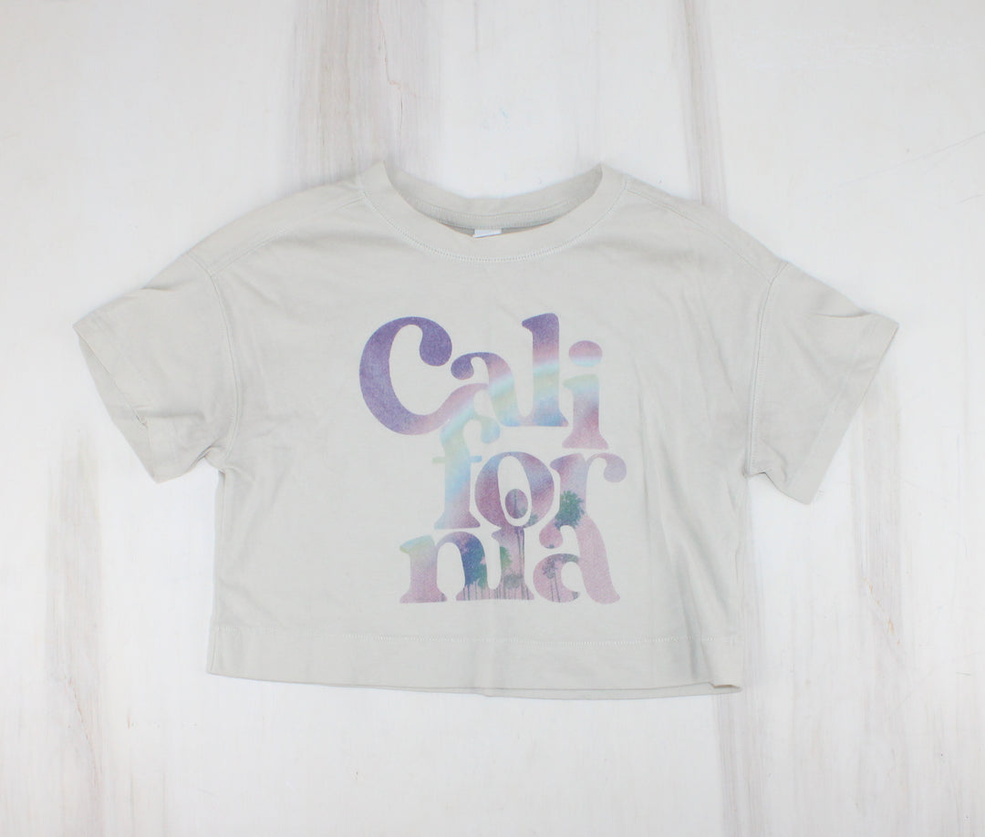 OLD NAVY CALIFORNIA CROPPED TSHIRT 8Y PRE-LOVED