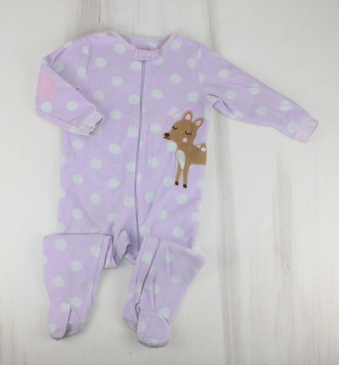 JOE FRESH FLEECE DEER PYJAMA 18-24M PRE-LOVED