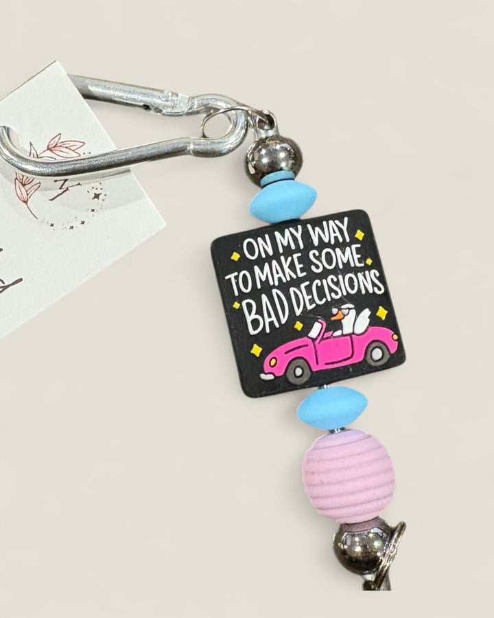 Silicone Pendant Keychains