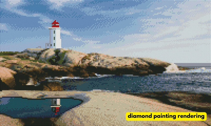 Diamond Brands, Diamond Art Kits - Afternoon At Peggy's Cove