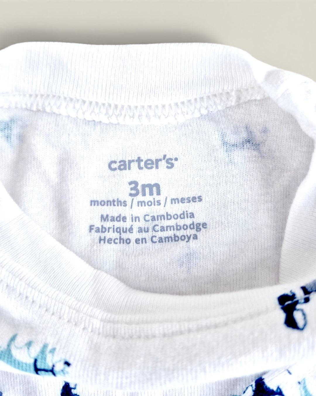 Pre-Loved Carter's Dog Sled Long Sleeve Onesie 3M | Betty’s Marketplace