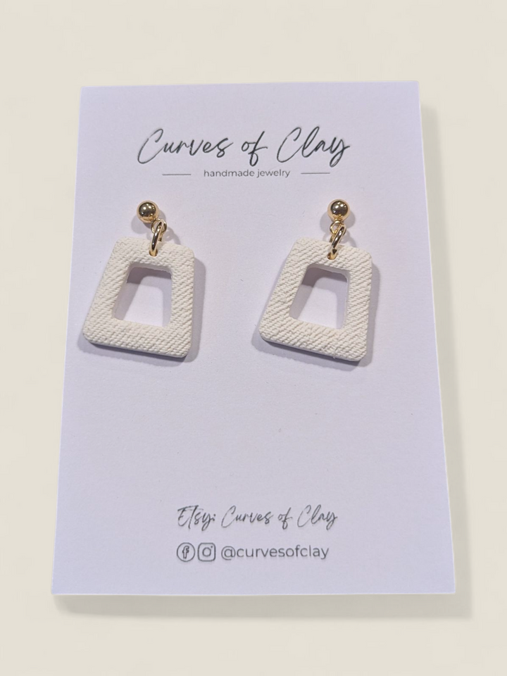 Curves of Clay, Everyday Dangle Earrings