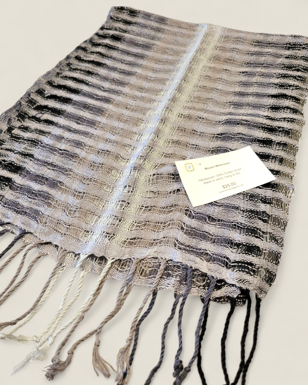 Woven Whimseys, Handwoven Scarves & Shawls
