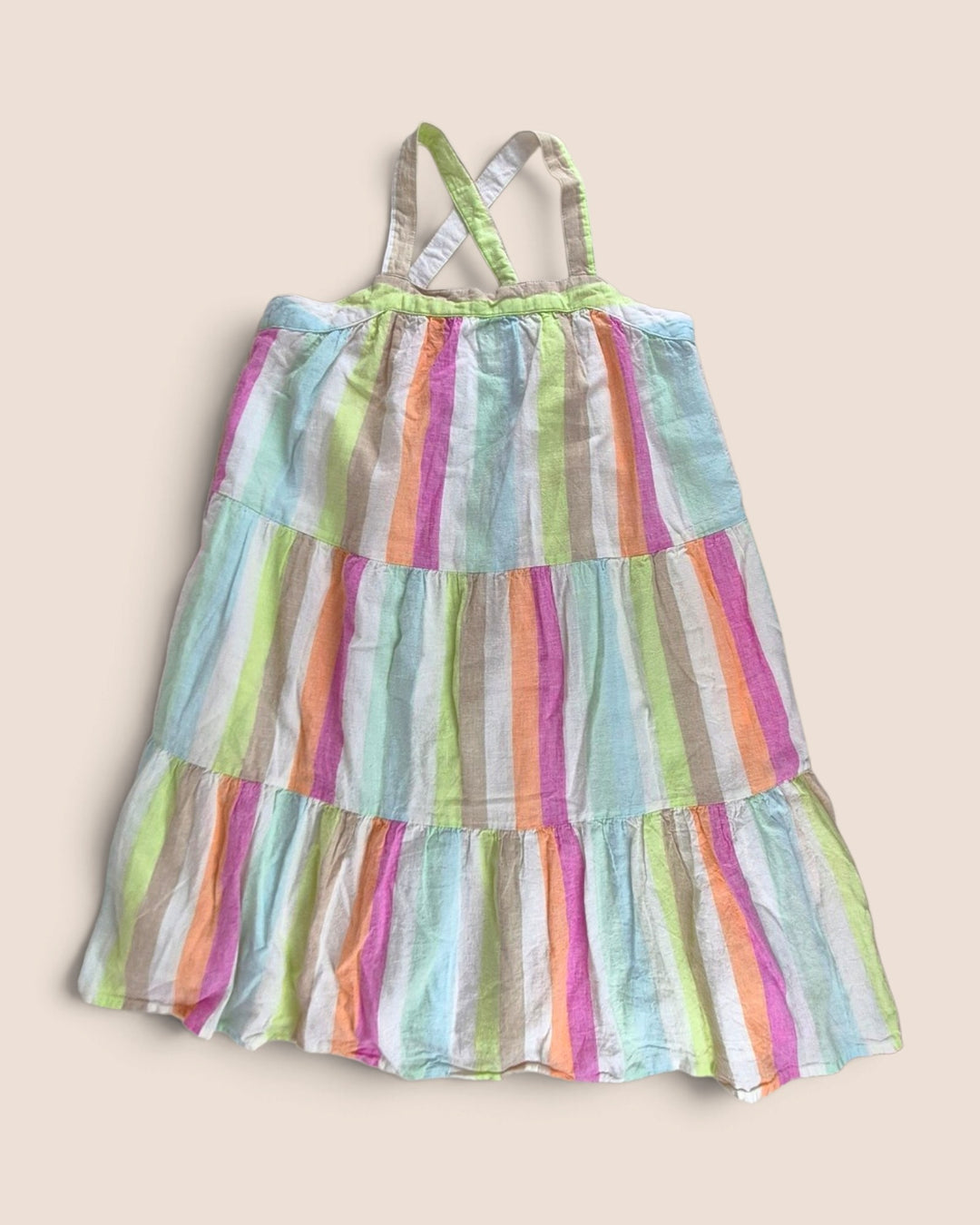 Pre-Loved Gap Pastel Striped Tank Dress Girls XXL | Betty’s Marketplace