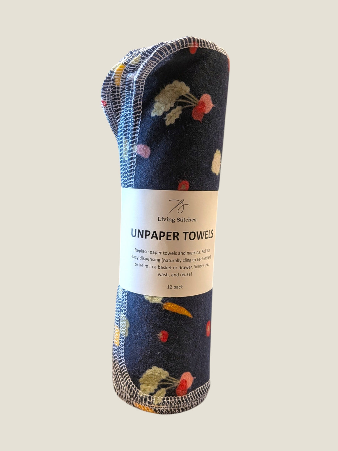 Living Stitches, Reusable UNpaper Towels