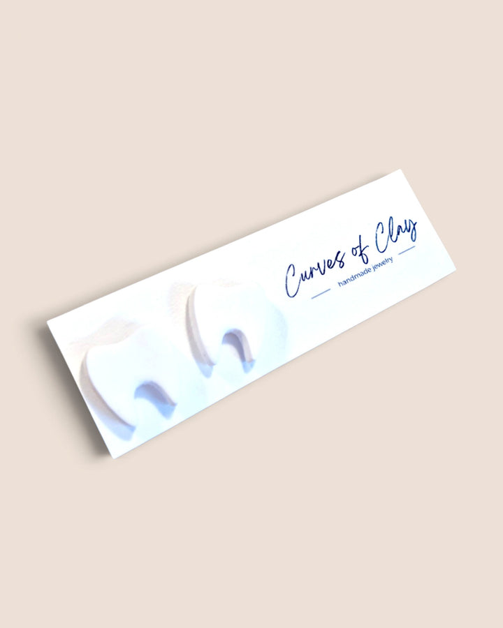 Curves of Clay, Everyday Stud Earrings