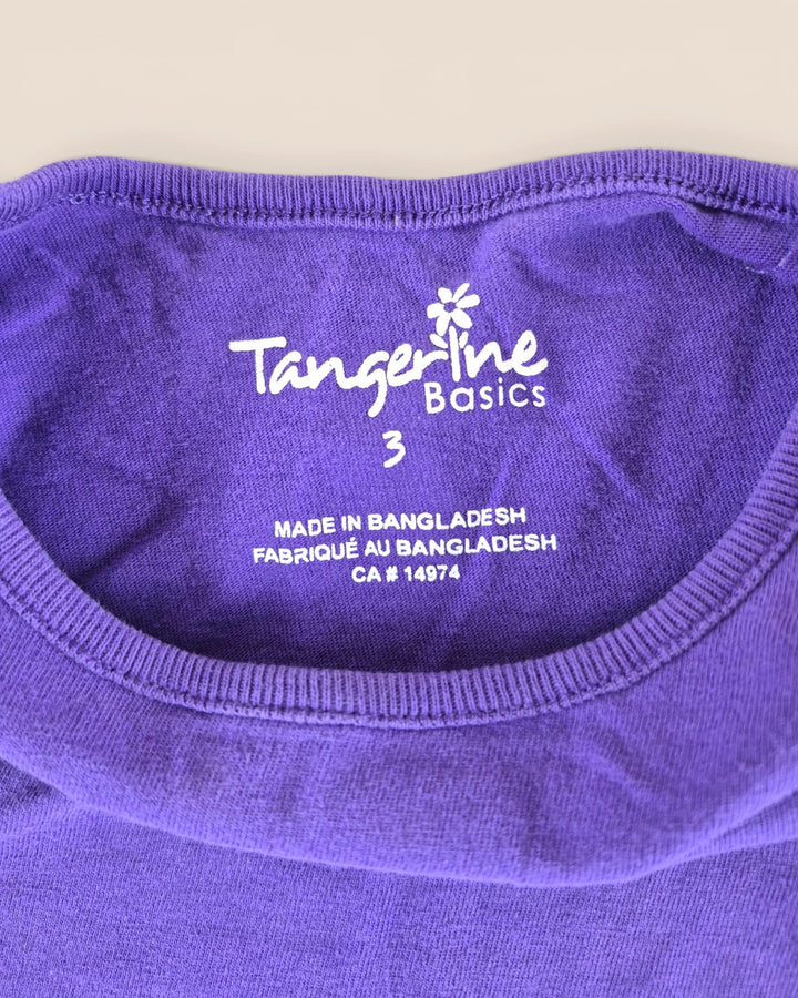 Pre-Loved Tangerine Purple T Shirt Girls 3Y | Betty’s Marketplace