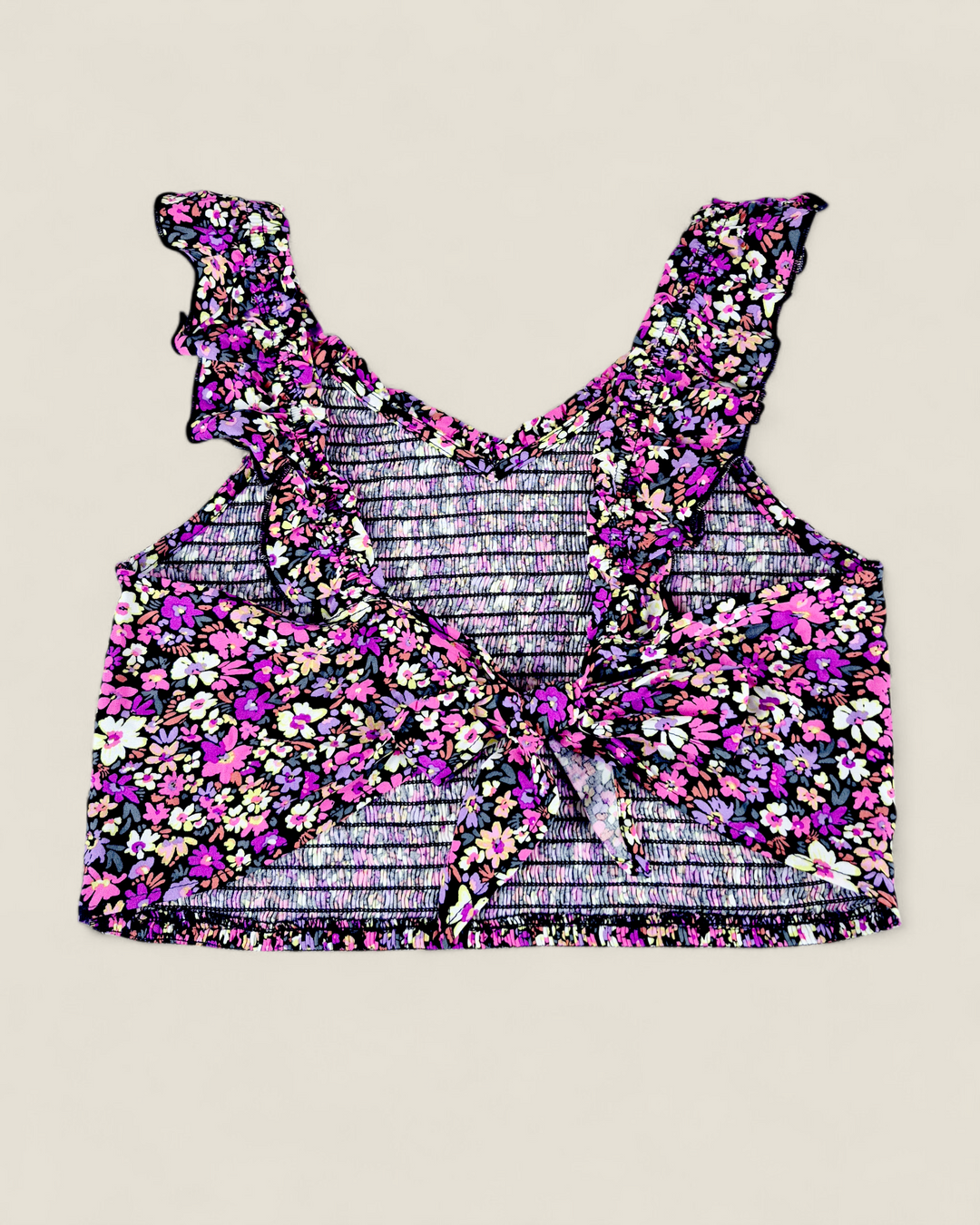 Pre-Loved With Tags My Sister's Closet Floral Crop Top Youth XL | Betty’s Marketplace