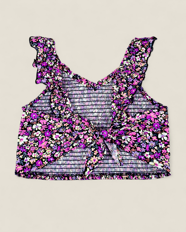 Pre-Loved With Tags My Sister's Closet Floral Crop Top Youth XL | Betty’s Marketplace