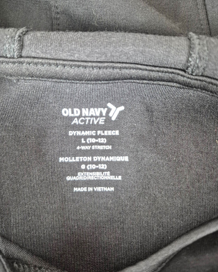 Pre-Loved Old Navy Active Black Pullover Sleeveless Hoodie Boys 10-12Y | Betty’s Marketplace