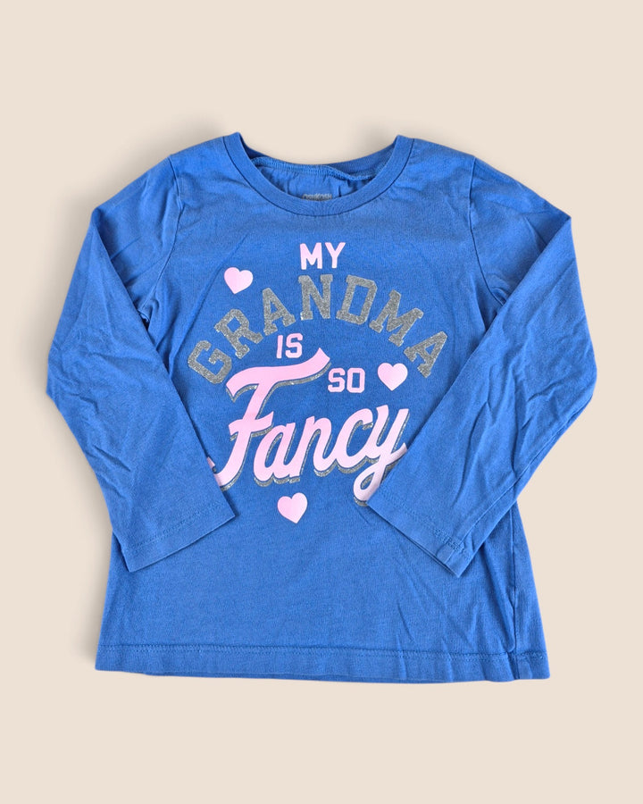Pre-Loved Oshkosh Blue Long Sleeve Top Girls 3Y | Betty’s Marketplace