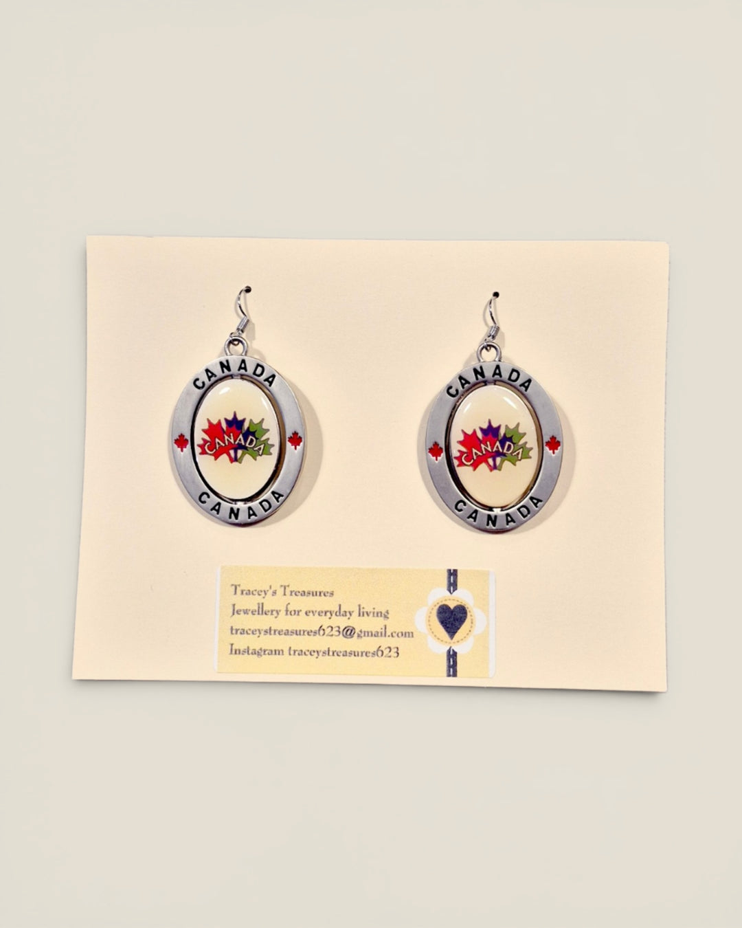 Tracey's Treasures, Canada Themed Earrings