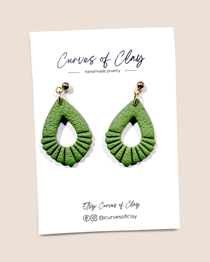 Curves of Clay, Everyday Dangle Earrings
