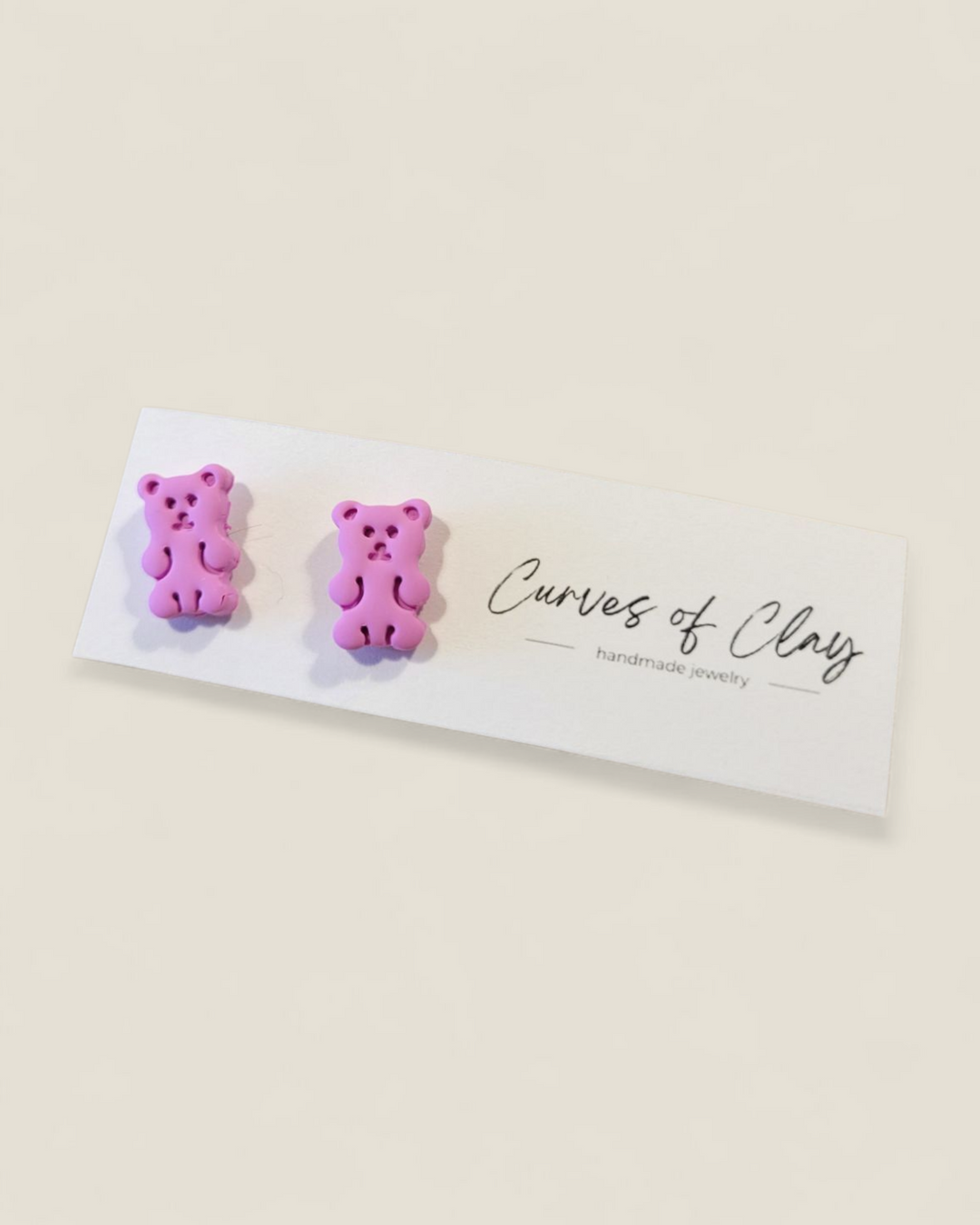 Curves of Clay, Everyday Stud Earrings