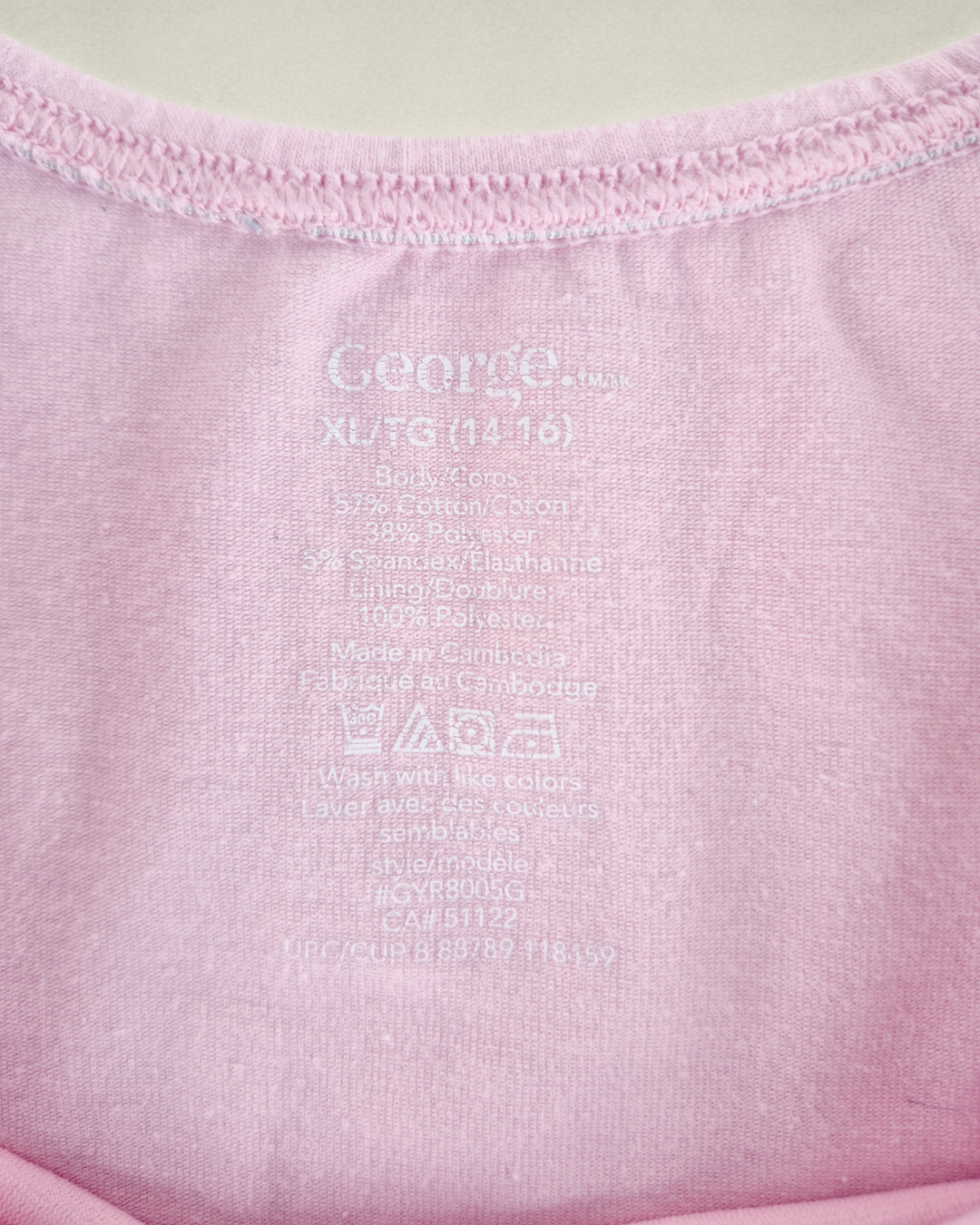 Pre-Loved Pink Bodysuit Girls 14-16Y | Betty’s Marketplace