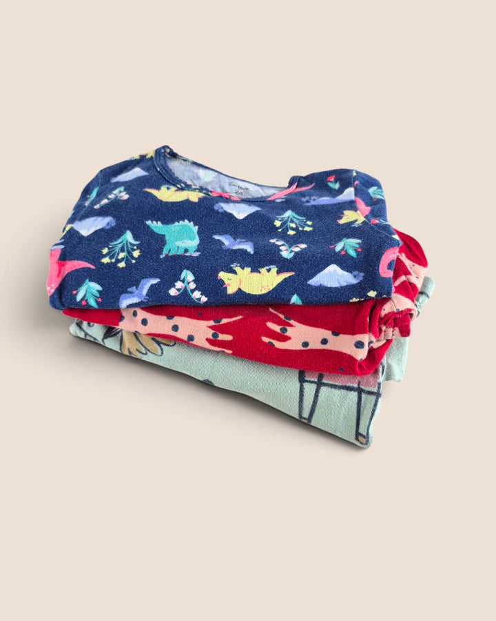 Pre-Loved Carter's Set Of 3 Pyjamas Girls 2Y | Betty’s Marketplace
