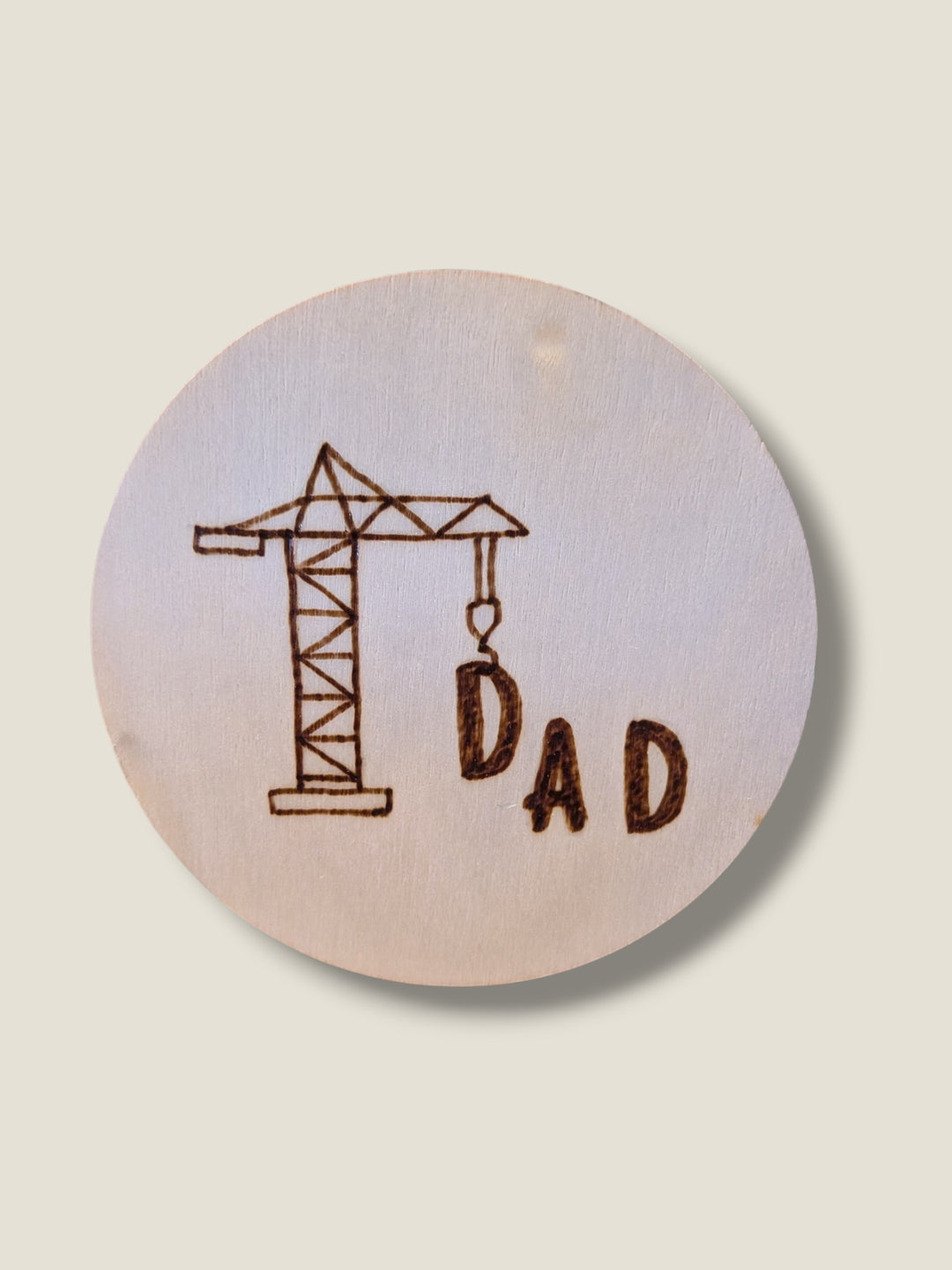 Marked In Wood, Wood Burnt Cork Backed Coasters