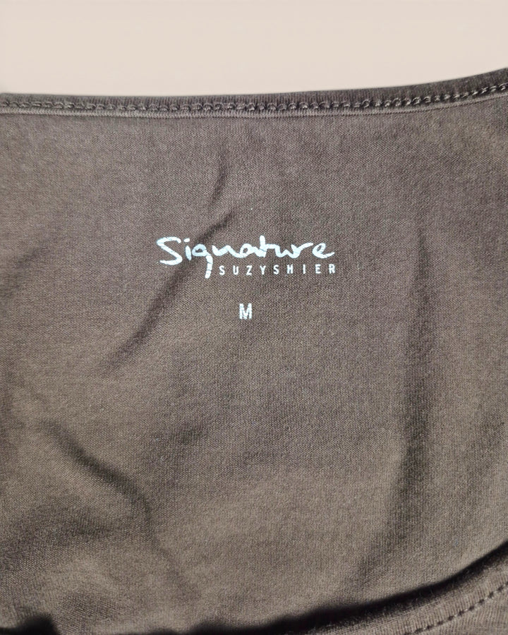 Pre-Loved Signature Suzy Sheir Brown Maternity Top Ladies Medium | Betty’s Marketplace