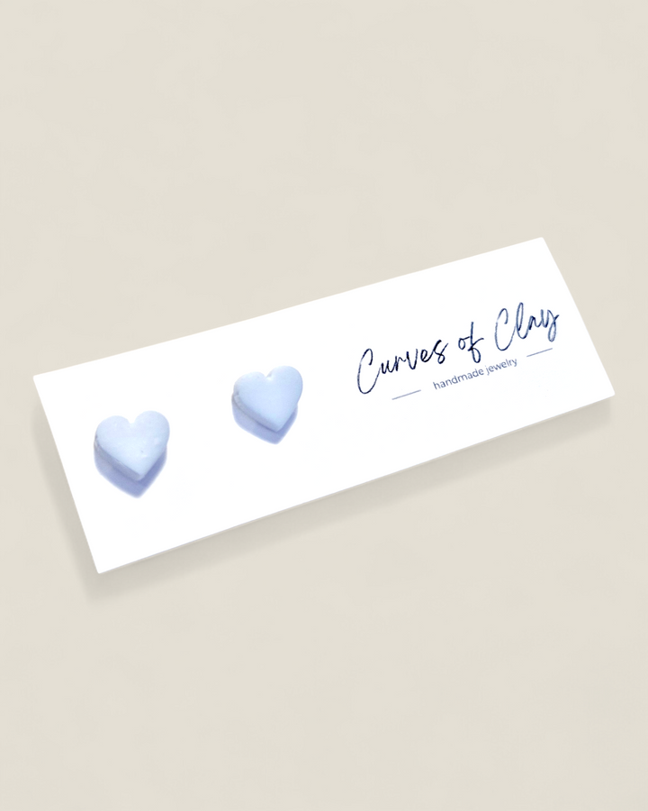 Curves of Clay, Valentine & Love Inspired Stud Earrings