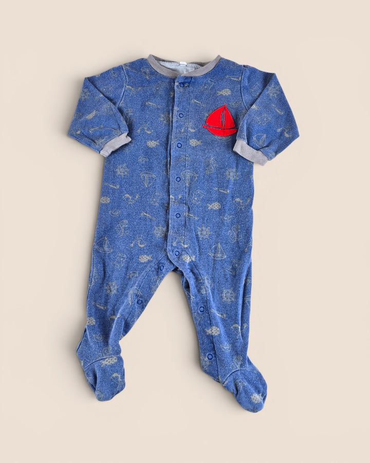 Pre-Loved Pekkle Sailboat Footies 6M | Betty’s Marketplace