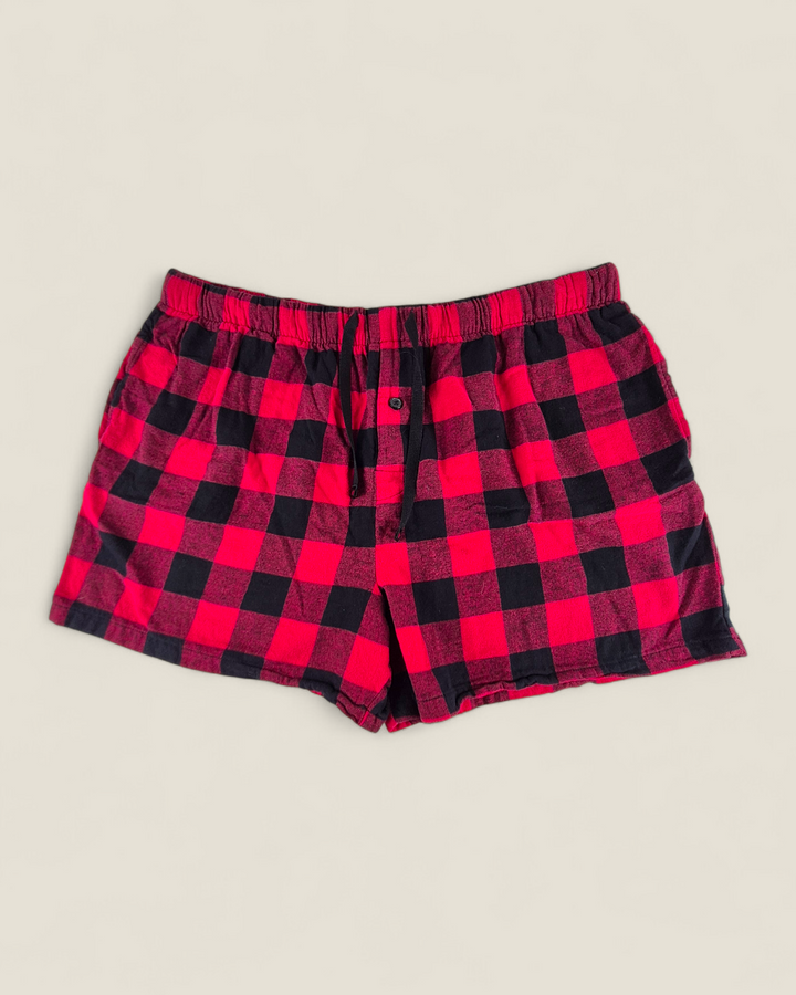 Pre-Loved Canadiana Buffalo Plaid Shorts Ladies XL | Betty’s Marketplace