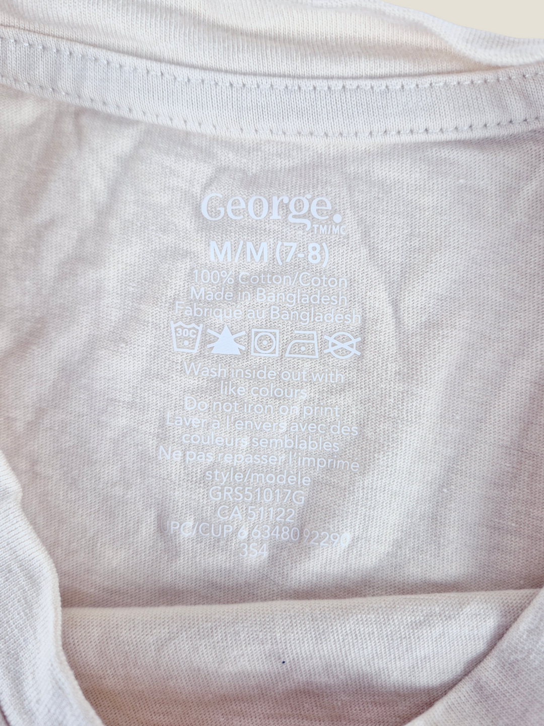 Pre-Loved Yellow George Tee Girls 7-8y | Betty’s Marketplace