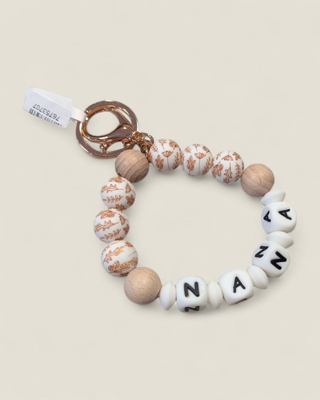 Teak Jewelry, Silicone Beaded Wristlets