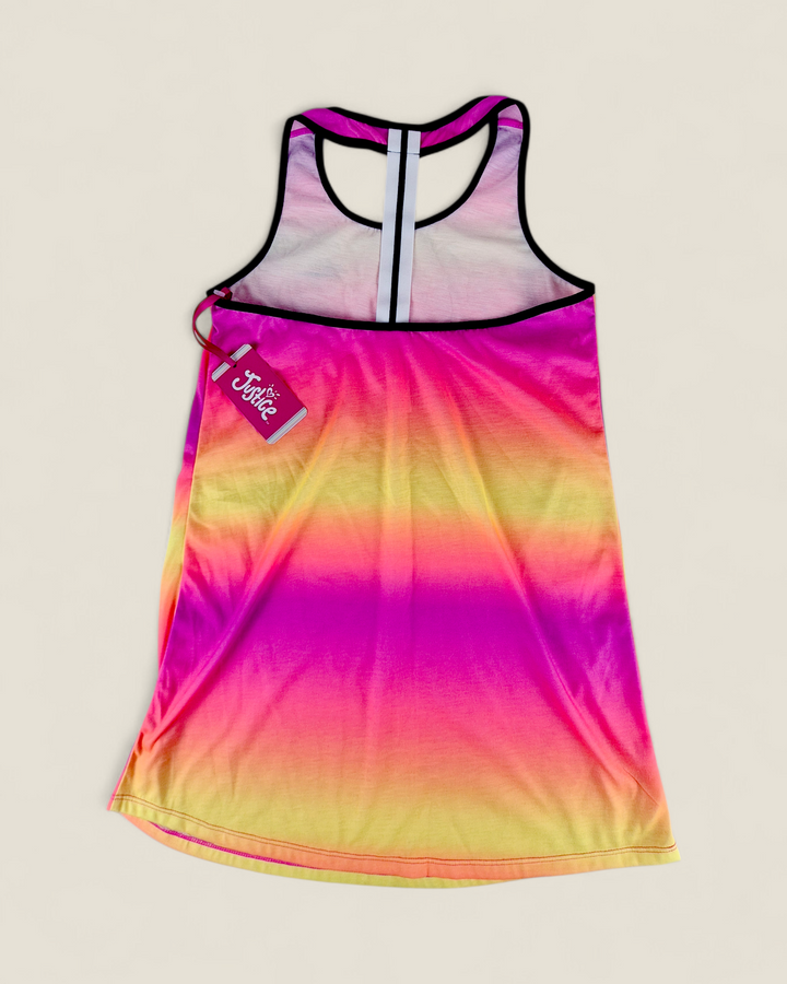 Pre-Loved With Tags Justice Neon Racerback Cover Up Top Girls 12-14Y | Betty’s Marketplace