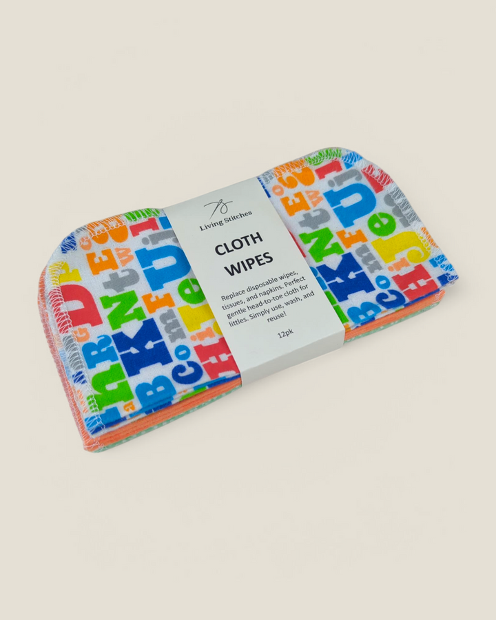 Living Stitches, Reusable Cloth Wipes