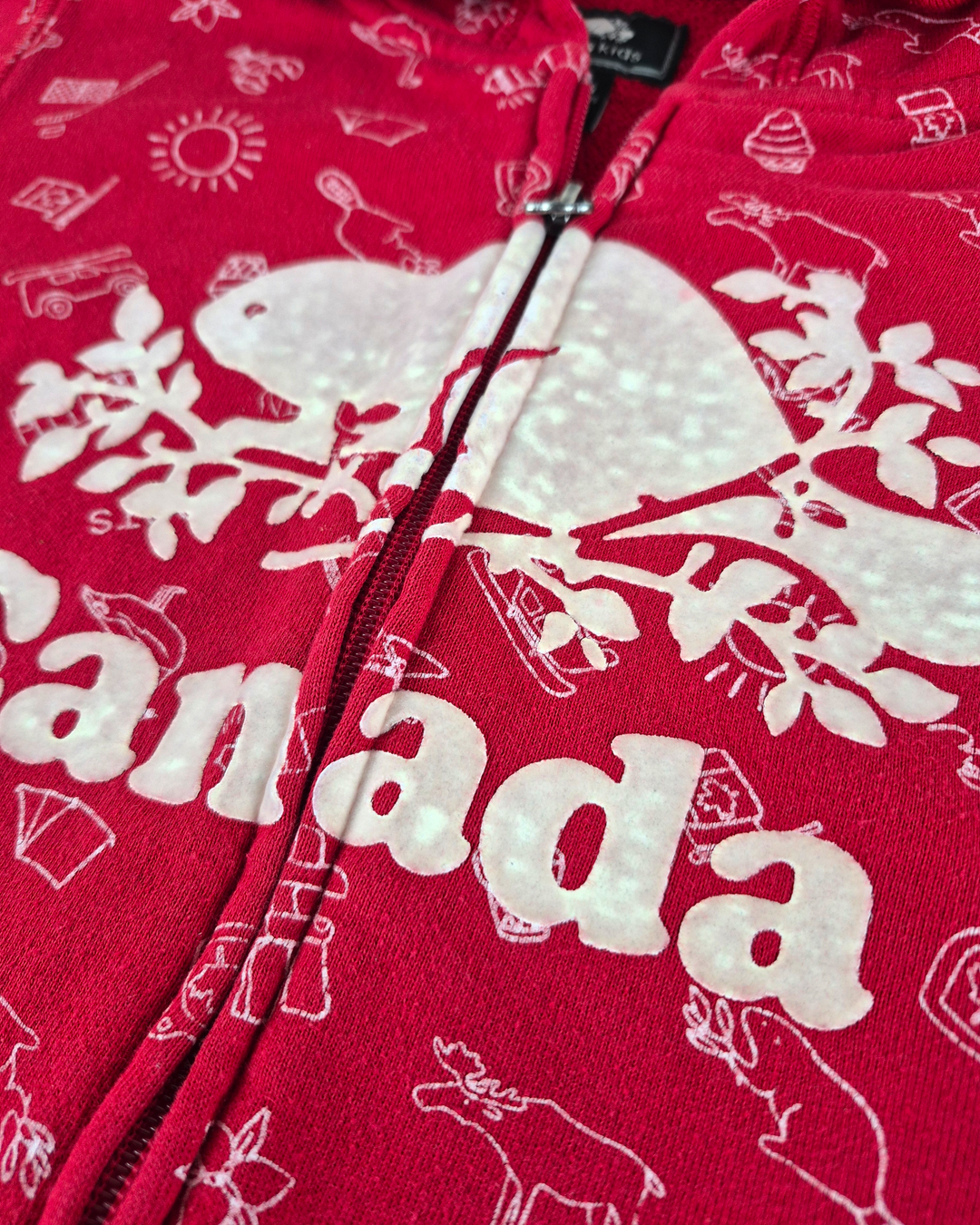 Pre-Loved Roots Canada Zipper Hoodie Girls 11-12Y | Betty’s Marketplace